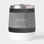 Monogramme d'impression en cuir et en métal (Avant)