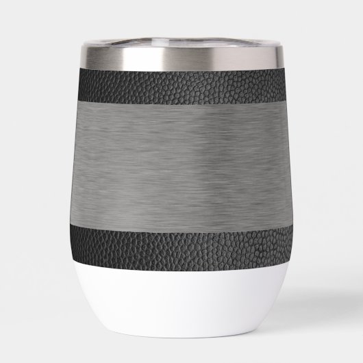 Monogramme d'impression en cuir et en métal (Arrière)