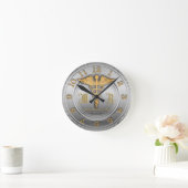 Monogramme Docteur en argent horloge clinique Médi (Maison)