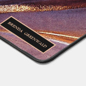 Monogramme d'or bleu parties scintillant en terre  (Coin)