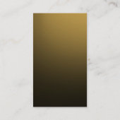 Monogramme d'or Carte de visite du concepteur inté (Dos)
