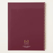 Monogramme d'or de la couronne de laurier classiqu (Dos)
