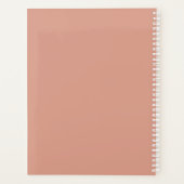 Monogramme d'or Rose moderne Girly Nom du script 2 (Dos)