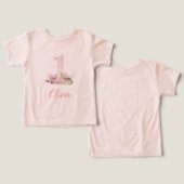 Monogramme du premier anniversaire de Little Deer (Design Recto & Verso)