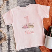 Monogramme du premier anniversaire de Little Deer