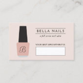 Monogramme du salon à ongles sur rendez-vous Blush (Devant)