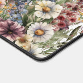 Monogramme Elegant aquarelle fleur sauvage floral (Coin)