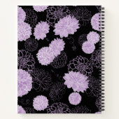 Monogramme Elegant Carnet noir spirale (Dos)