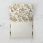 Monogramme élégant de marbre de Faux d'or (Intérieur)