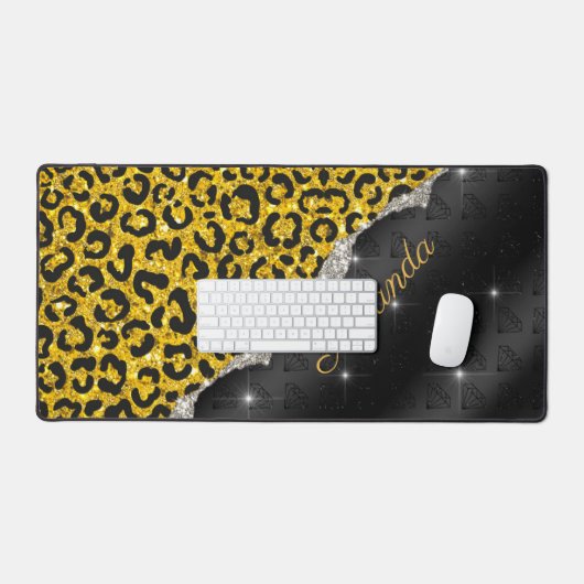 Monogramme élégant en faux parties scintillant pos (Clavier et souris)
