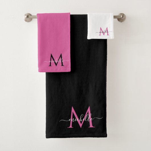 Monogramme élégant et nom (En situation)
