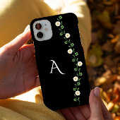 Monogramme Élégant Fleur de Marguerite