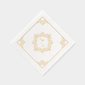 Monogramme Élégant Mandala (Droite)