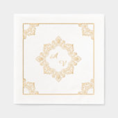 Monogramme Élégant Mandala (Recto)