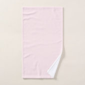 Monogramme Elegant Minimal Blush rose et or (Serviette à main)