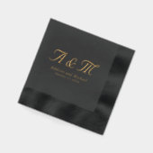 Monogramme Élégant Minimaliste Mariage Feuille de (Gauche)