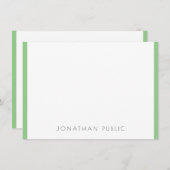 Monogramme Élégant minimaliste moderne Modèle (Devant / Derrière)