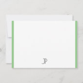 Monogramme Élégant minimaliste moderne Modèle (Dos)