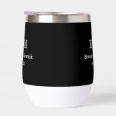 Monogramme élégant noir et blanc (Droite)