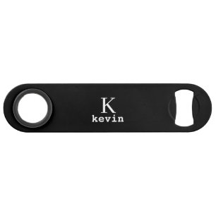 Monogramme élégant nom moderne masculin noir