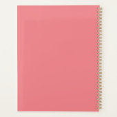 Monogramme Élégant rose minimal (Dos)