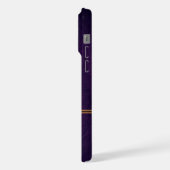 Monogramme élégant violet or luxe (Côté gauche)