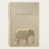 Monogramme Eléphant Doré (Devant)