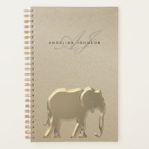 Monogramme Eléphant Doré