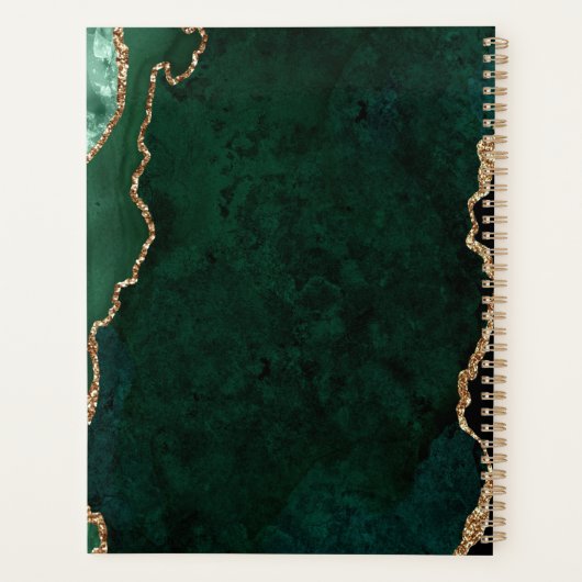 Monogramme Emerald Green Gold Agate 2025 (Dos)