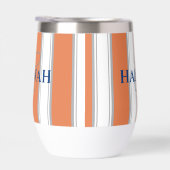 Monogramme en bande de Cabana en orange (Droite)
