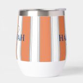 Monogramme en bande de Cabana en orange (Gauche)