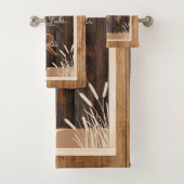 Monogramme en bois rustique Lac Monogram (En situation)