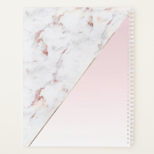 Monogramme en marbre de Parties scintillant or Ros (Dos)