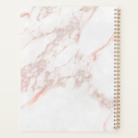 Monogramme en marbre rose Toute initiale et nom pe (Dos)