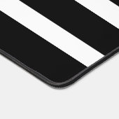 Monogramme en noir et blanc rayé (Coin)