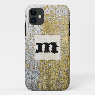 Monogramme en or et en argent IPHONE 5 Coque