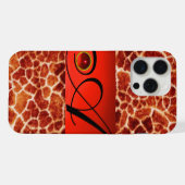 MONOGRAMME EN PIERRE DE GIRAFFE, (Verso Horizontal)