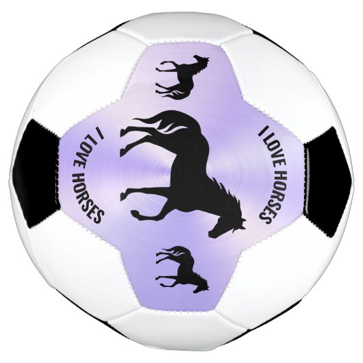 Monogramme en silhouette du cheval noir | (Tourné)