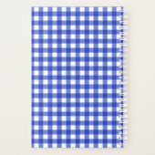 Monogramme En vichy bleu (Dos)