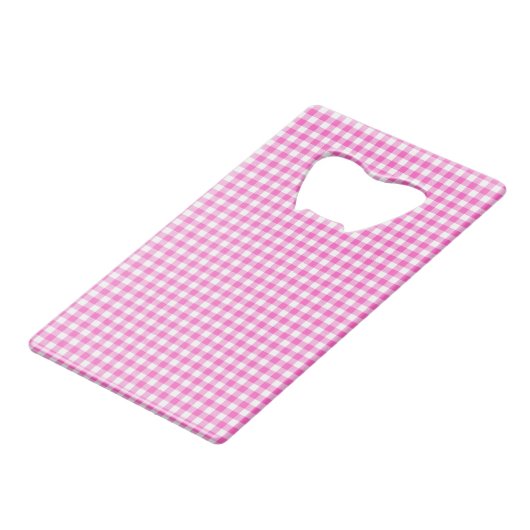 Monogramme En vichy plaid rose et blanc (Dos Angle)