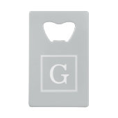 Monogramme encadré en gris (Dos)