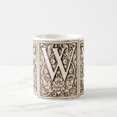Monogramme encadré 'W'- Mug (Centre)