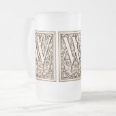 Monogramme encadré 'W'- Mug (Devant gauche)