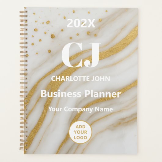 Monogramme Entreprise Marbre Luxe 2026 (Devant)