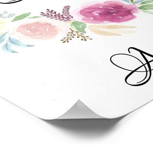 Monogramme et affiche de nom, affiche de nom d'enf (Coin)