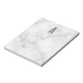 Monogramme et bloc-notes de nom personnalisé moder (Tourné)
