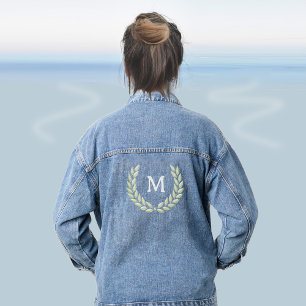 Monogramme et couronne de laurier