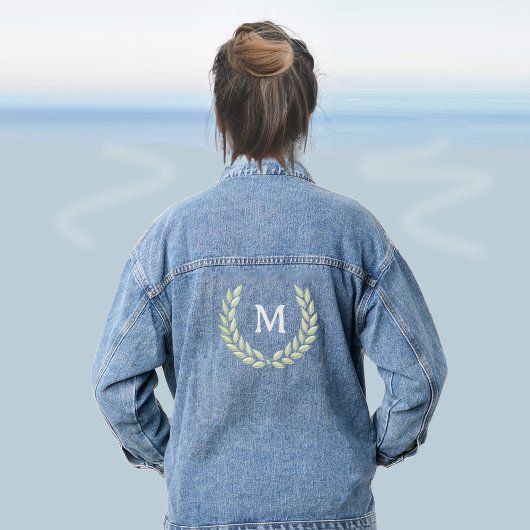 Monogramme et couronne de laurier