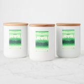 Monogramme et logo Étiquettes de produits verts (Bouteilles)