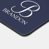 Monogramme et nom de script personnalisé classique (Coin)